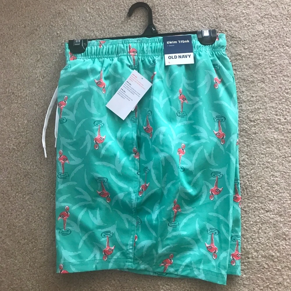Green Swim Trunk
